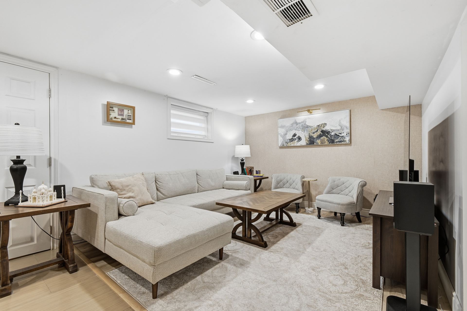 Finished basement second unit